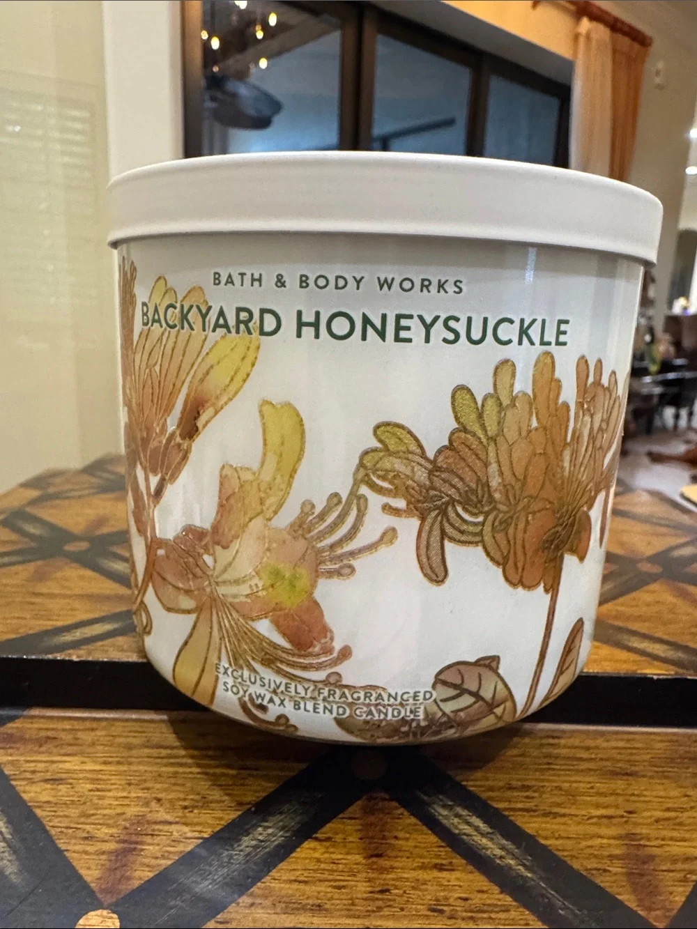 Bath & Body Works Backyard Honeysuckle Candle